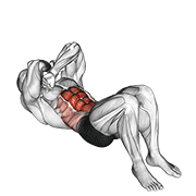 Animated demonstration of the janda sit-up