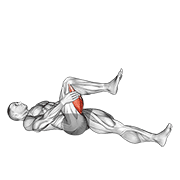 Animated demonstration of the hamstring stretch