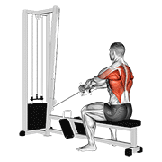 Animated demonstration of the cable upper row