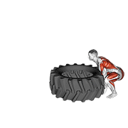 Animated demonstration of the tire flip
